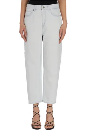 Dondup Jeansy, Kobieta, Biały, W25, Luźne jeansy