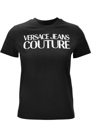 VERSACE Koszulki, Kobieta, Czarny, M, Koszulki i Pola Czarne
