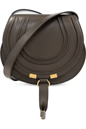 Chloé Torebki, Kobieta, Zielony, ONE SIZE, Skóra, Torebka na ramię Marcie Small