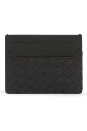 Bottega Veneta Akcesoria, Mężczyzna, Czarny, ONE SIZE, Skóra, Stylowy skórzany portfel