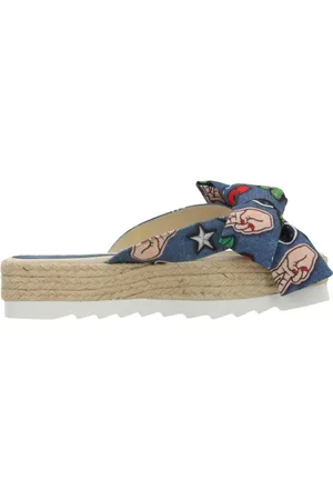 Jeffrey Campbell Buty, Kobieta, Niebieski, 40 EU, Sandały z 3 paskami na lato