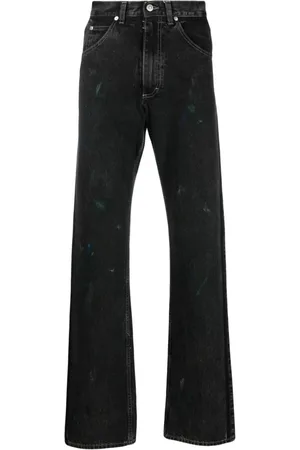 Maison Margiela Jeansy, Mężczyzna, Czarny, W29, Bawełna, Jeansyy Straight