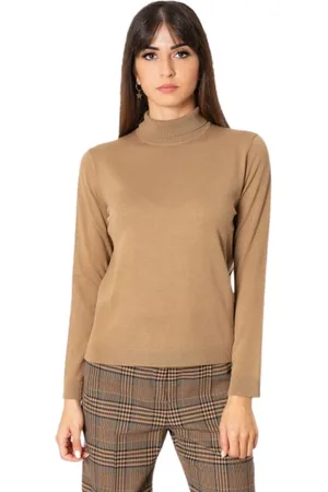 Max Mara Swetry, Kobieta, brązowy, L, Wełna, Koszula Luppe