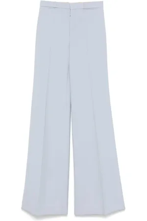 Chloé Spodnie, Kobieta, Niebieski, S, Poliester, Celestial Trumpet Pants