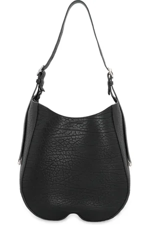 Burberry Torebki, Kobieta, Czarny, ONE SIZE, Skóra, Chess Leather Crossbody Bag