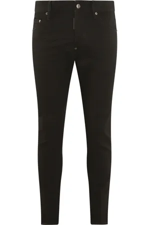 Dsquared2 Spodnie, Mężczyzna, Czarny, M, Bawełna, Skinny Trousers