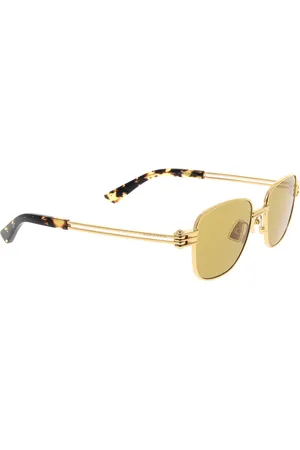 Bottega Veneta Akcesoria, unisex, Żółty, ONE SIZE, Stylowe okulary przeciwsłoneczne