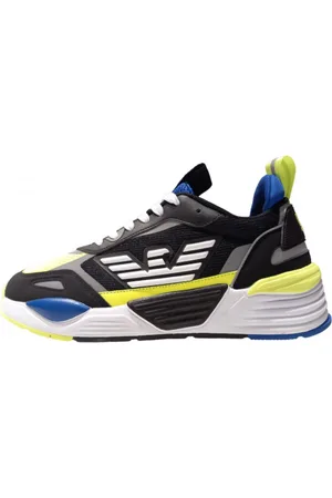 EA7 Buty, Mężczyzna, Czarny, 40 EU, Nylon, Mesh Racer Trainer