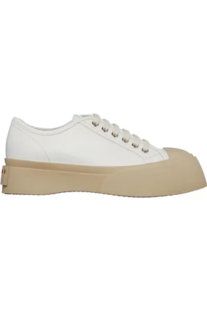 Marni Buty, Kobieta, Biały, 36 EU, Skóra, Pelle Sneaker