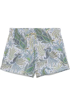 Etro Stroje kąpielowe, Mężczyzna, Wielobarwność, XL, Poliester, Szorty kąpielowe z wzorem paisley