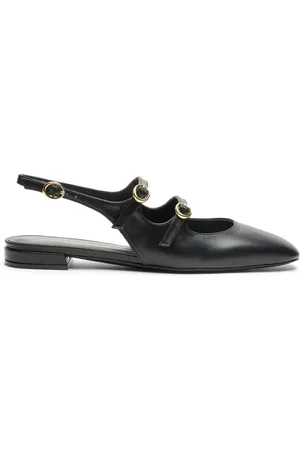 Stuart Weitzman Buty, Kobieta, Czarny, 39 EU, Skóra, Czółenka Mary Jane Slingback