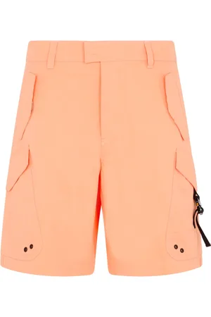 Dior Szorty, Mężczyzna, Pomarańczowy, L, Bawełna, Pomarańczowe szorty Utility Aw 23