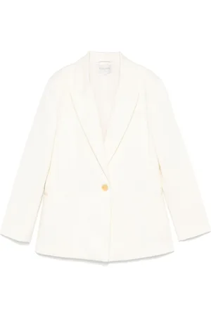 FORTE FORTE Kurtki, Kobieta, Beżowy, L, Bawełna, Ivory Jacket