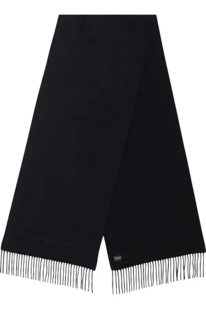 Saint Laurent Akcesoria, Mężczyzna, Czarny, ONE SIZE, Stylowy Szal dla Mężczyzn i Kobiet