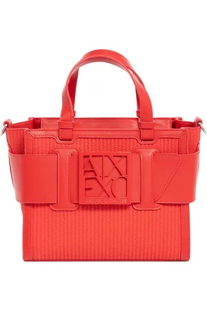 Armani Exchange Torebki, Kobieta, Czerwony, ONE SIZE, Regulowany Pasek Rękawiczka Gładki Logo