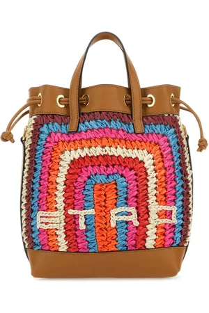Etro Torebki, Kobieta, Wielobarwność, ONE SIZE, Skóra, Bucket Bag