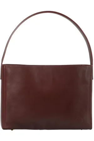 Inès de la Fressange Torebki, Kobieta, Czerwony, ONE SIZE, Skóra, Léonore L bordowy skórzana torba