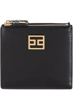 Elisabetta Franchi Akcesoria, Kobieta, Czarny, ONE SIZE, Bawełna, Czarna kurtka z zamkiem i złotymi detalami