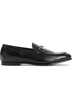 Gucci Buty, Mężczyzna, Czarny, 42 EU, Skóra, Jordy Mokasynyy