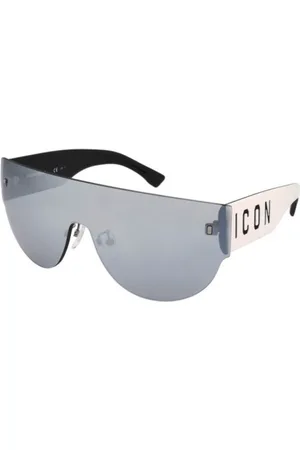 Dsquared2 Akcesoria, Mężczyzna, Szary, ONE SIZE, Wielokolorowe metalowe okulary przeciwsłoneczne