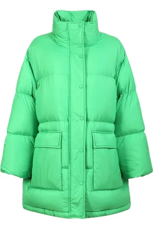 Stand Studio Kurtki, Kobieta, Zielony, S, Poliester, Oversized Edna Down Jacket