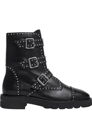 Stuart Weitzman Buty, Kobieta, Czarny, 39 1/2 EU, Skóra, Botki Jesse Lift