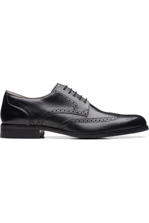 Clarks Buty, Mężczyzna, Czarny, 41 EU, Skóra, Eleganckie buty biznesowe