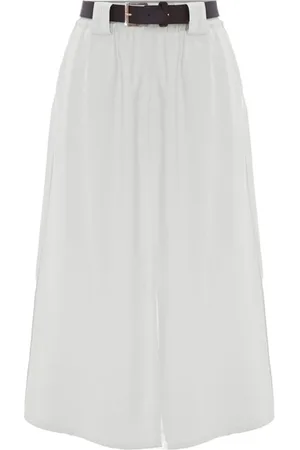 Kocca Spódnice, Kobieta, Biały, S, Elegancka Spódnica Leander Midi