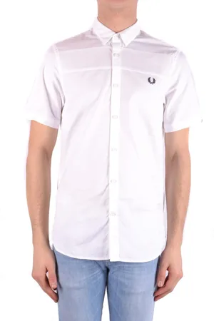 Fred Perry Koszule, Mężczyzna, Biały, S, Bawełna, Koszulka Polo Business
