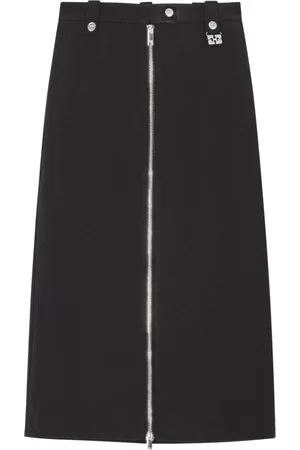 Ganni Spódnice, Kobieta, Czarny, S, Elegancka Spódnica Nero