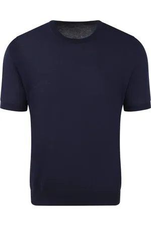 TAGLIATORE Koszulki, Mężczyzna, Czarny, L, Bawełna, Josh Bawelniany Sweter T-Shirt