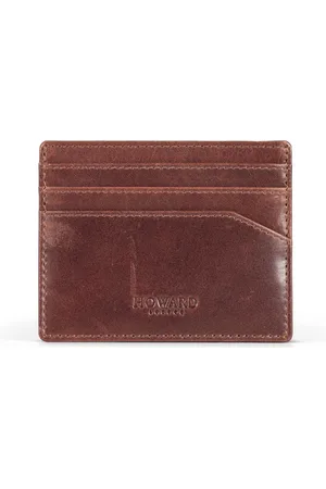 Howard London Akcesoria, Mężczyzna, brązowy, ONE SIZE, Skóra, Brązowy Skórzany Portfel na Karty