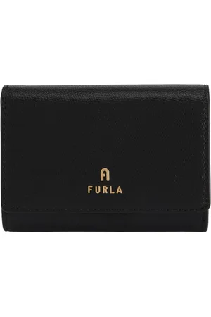 Furla Akcesoria, Kobieta, Czarny, ONE SIZE, Skóra, Portfel Camelia