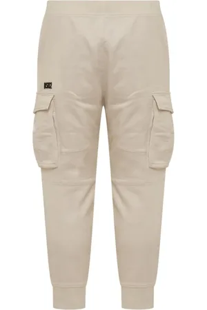 Dsquared2 Spodnie, Mężczyzna, Beżowy, S, Stylowe spodnie dresowe