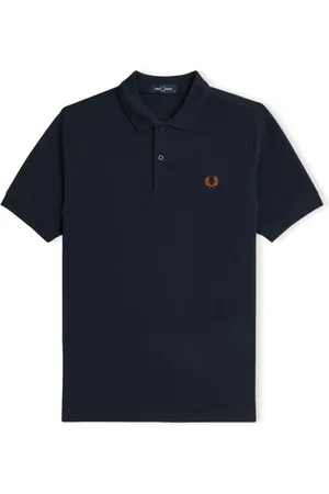 Fred Perry Koszulki, Mężczyzna, Niebieski, XL, Bawełna, Bawełniana koszulka polo o regularnym kroju