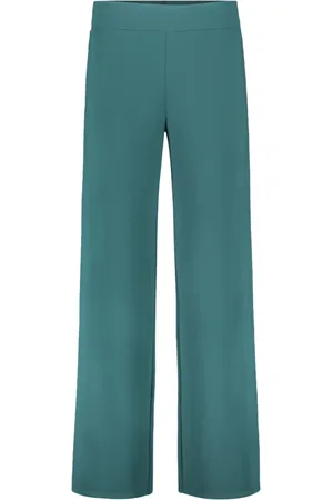Vera Mont Spodnie, Kobieta, Zielony, 3XL, Spodnie z szeroką nogawką