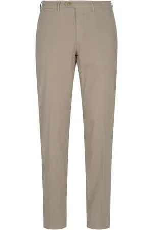 CANALI Spodnie, Mężczyzna, Beżowy, 4XL, Bawełna, Beżowe spodnie sportowe