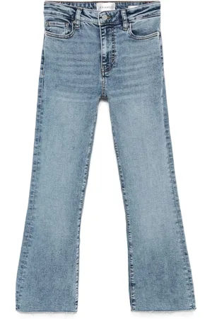 Frame Jeansy, Kobieta, Niebieski, W31, Bawełna, The Crop Mini Boot