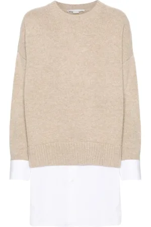 Stella McCartney Swetry, Kobieta, Beżowy, M, Beżowy Sweter Kolekcja