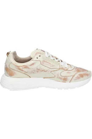 Moma Buty, Mężczyzna, Beżowy, 42 EU, Vintage Skórzane Sneakersy Męskie