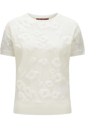 Max Mara Swetry, Kobieta, Beżowy, L, Rolf Knit Sweater