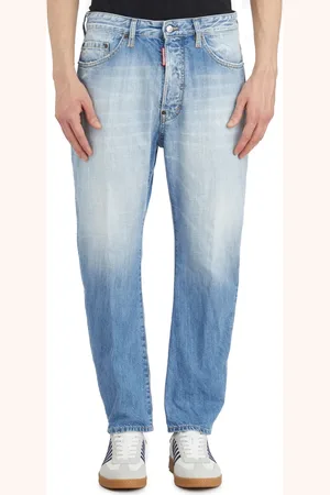Dsquared2 Jeansy, Mężczyzna, Niebieski, S, Denim, Denim Jeansy