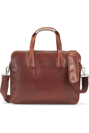 Howard London Torebki, Mężczyzna, brązowy, ONE SIZE, Skóra, Torba biznesowa na laptopa