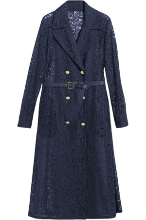 Max Mara Sukienki, Kobieta, Niebieski, M, Colimbo Midi Dress