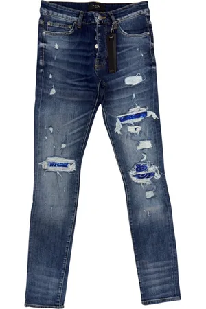 AMIRI Jeansy, Mężczyzna, Niebieski, W34, Stylowe Jeansyy dla Mężczyzn
