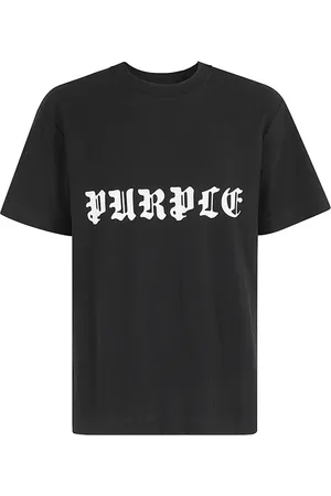 Purple Brand Koszulki, Mężczyzna, Czarny, S, Koszulka z Jerseyu z Krótkim Rękawem