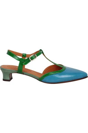 Chie Mihara Buty, Kobieta, Wielobarwność, 36 EU, Skóra, Czółenka Hamedi na 40 mm obcasie typu słupek