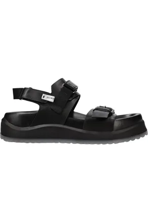 Premiata Buty, Kobieta, Czarny, 38 EU, Sandały na platformie z skóry