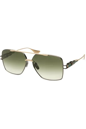 DITA EYEWEAR Akcesoria, unisex, Żółty, ONE SIZE, Grand Emperik Pilot Okulary Przeciwsłoneczne Czarny Rod
