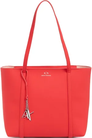 Armani Exchange Torebki, Kobieta, Czerwony, ONE SIZE, Elegancka torba z zamkiem błyskawicznym